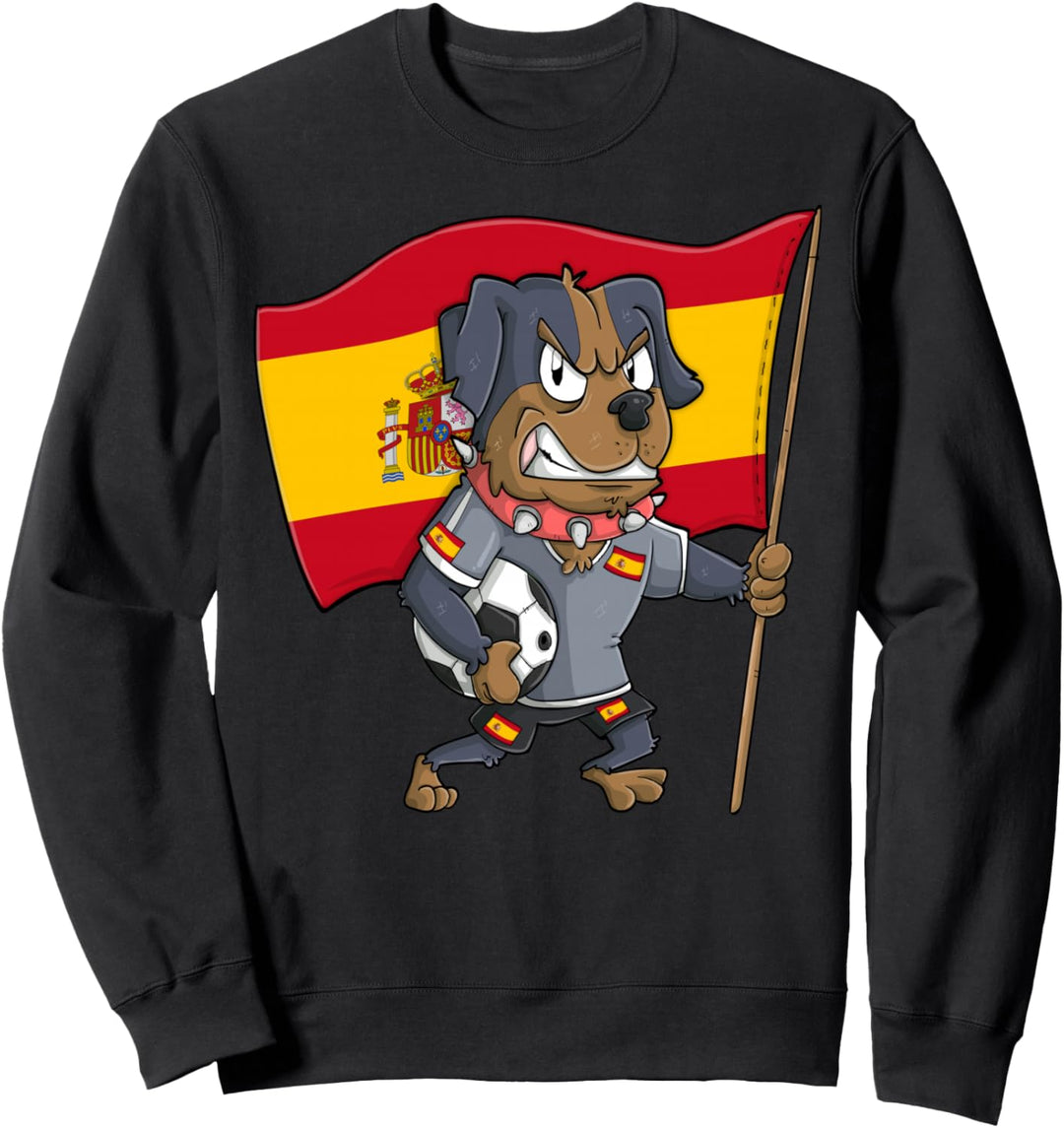 Spanien Fan Hund Sweatshirt