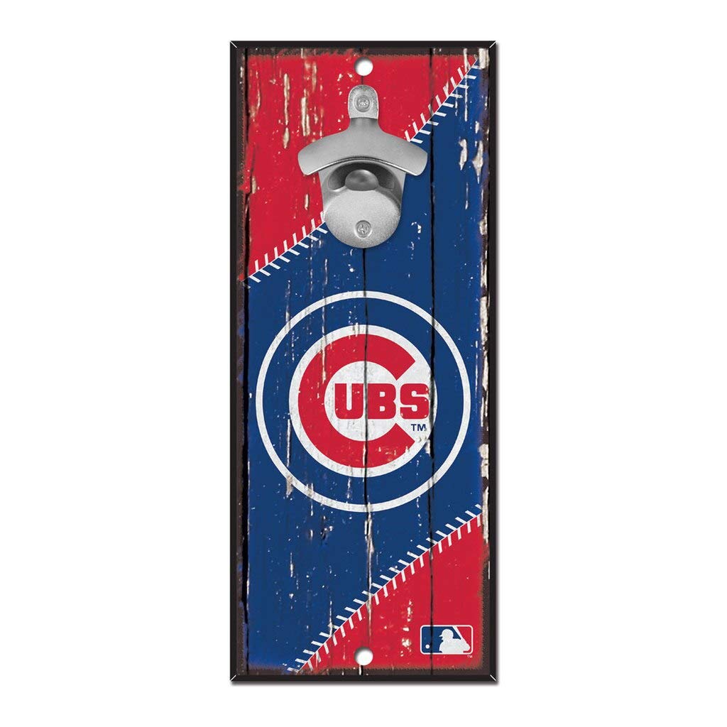 Wincraft Chicago Cubs MLB Schild mit Flaschenöffner