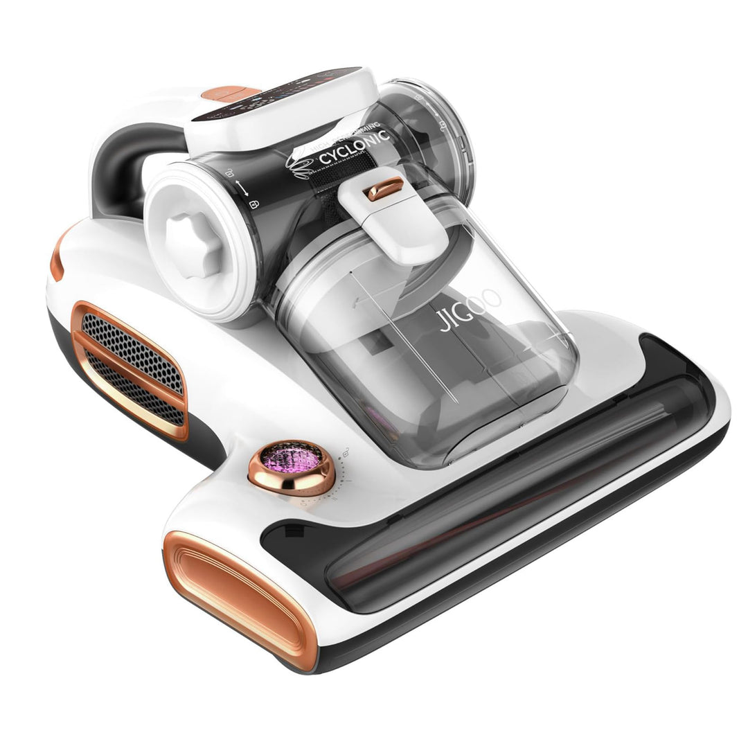 JIGOO T600 Milbensauger für matratzen, 700W Milbenstaubsauger mit UV Licht, 15kpa Anziehung Milben S