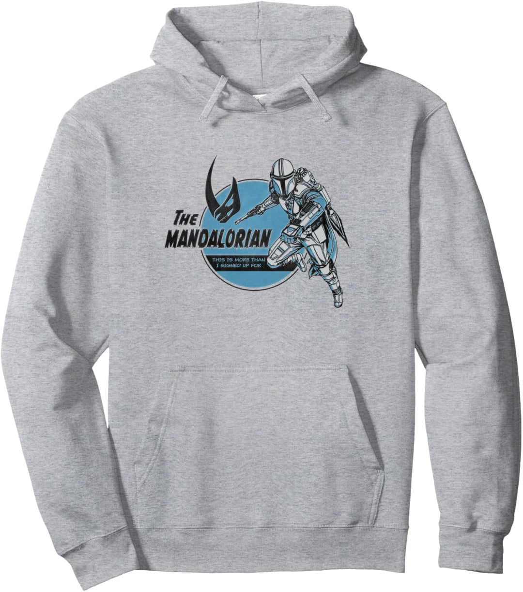 Star Wars: The Mandalorian Jetpack Comic Pullover Hoodie