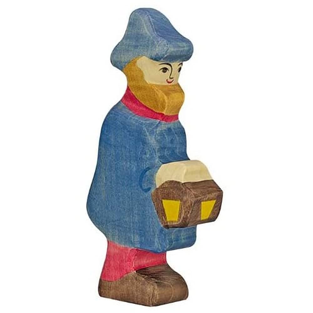 Holztiger Hirte mit Lampe, 80292