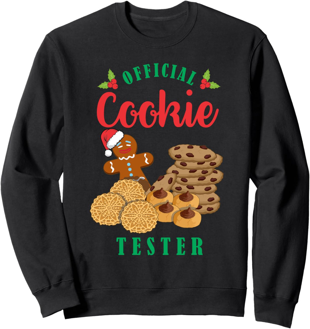 Offizieller Keks-Tester, Weihnachtsbäcker. Sweatshirt
