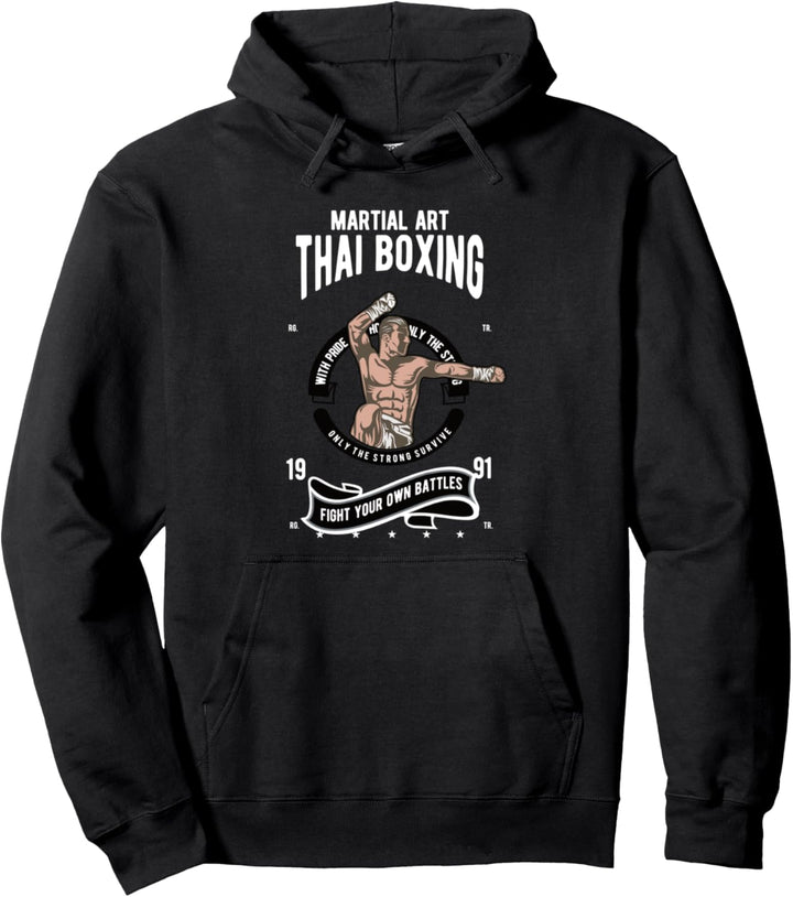 Muay Thai - Martial Art Thaiboxen Pullover Hoodie