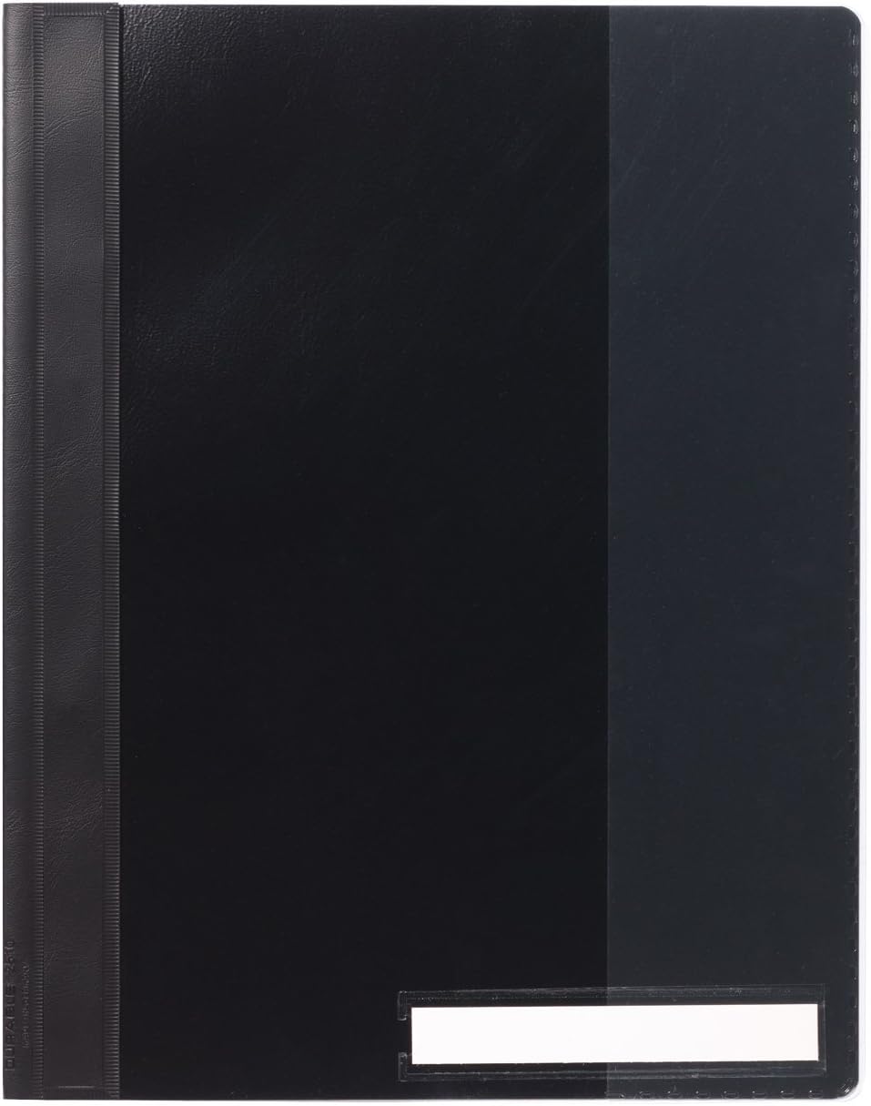 Durable Sichthefter, überbreit, schwarz, 25er Packung, 251001, schwarz