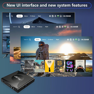Android TV Box, Android 13.0 Box 4GB RAM 32GB ROM RK3528 Quad-Core Cortex-A53 GPU Mali-450 Support 8