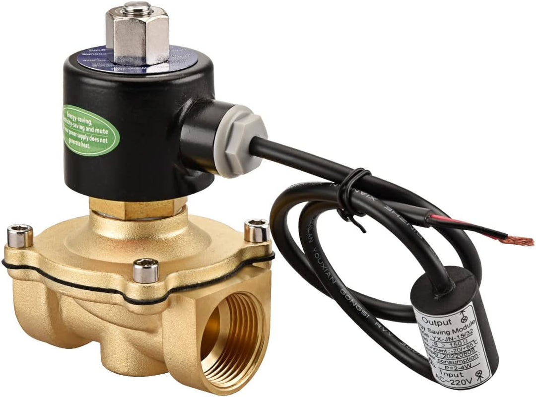 Heschen Elektrisches Magnetventil aus Messing, 2W-250-25KJ, PT1'', AC220V, Direktes Handeln für Wass