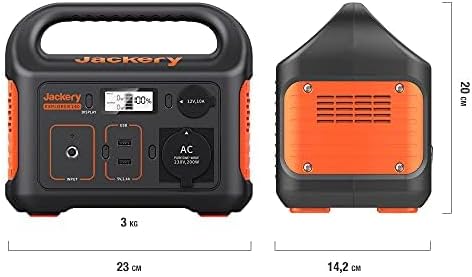 Jackery Explorer 240, 240Wh/67200mAh Tragbare Powerstation Mobiler Stromspeicher mit Reinen Sinuswel
