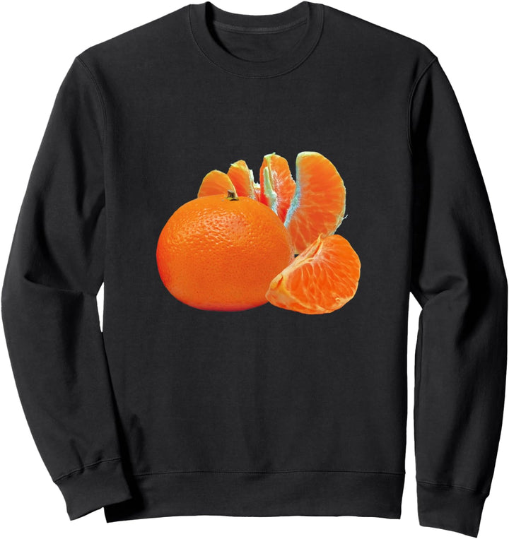 Frische Mandarine Orange Frucht Sweatshirt