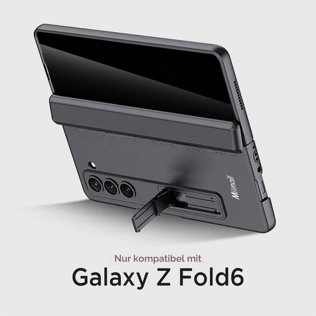 Miimall Kompatibel mit Samsung Galaxy Z Fold 6 Hülle mit Displayschutz Anti-Peeping+Magnetischer Sch