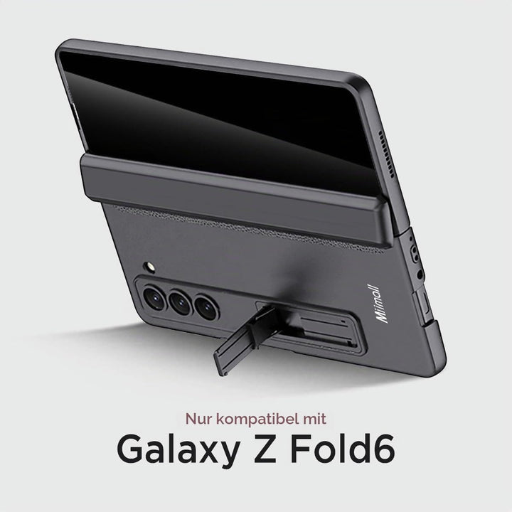 Miimall Kompatibel mit Samsung Galaxy Z Fold 6 Hülle mit Displayschutz Anti-Peeping+Magnetischer Sch