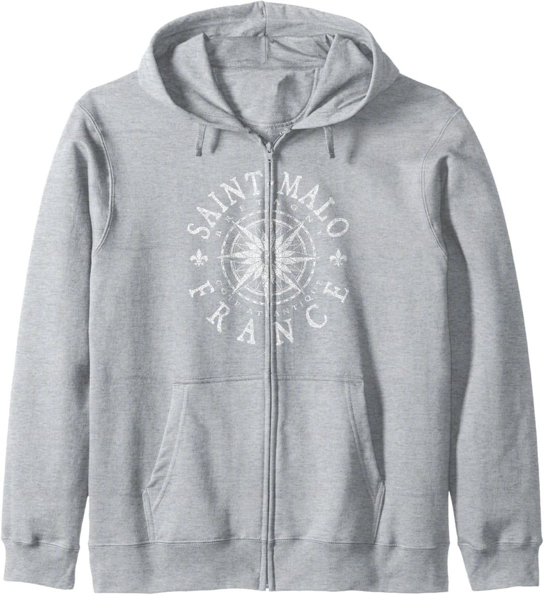 JCombs: Saint-Malo, Bretagne, Frankreich, Kompassrose Kapuzenjacke