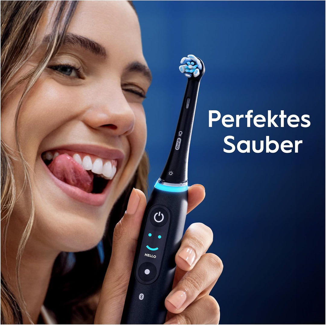 Oral-B iO Ultimative Reinigung Aufsteckbürsten für elektrische Zahnbürste, 8 Stück, ultimative Zahnr