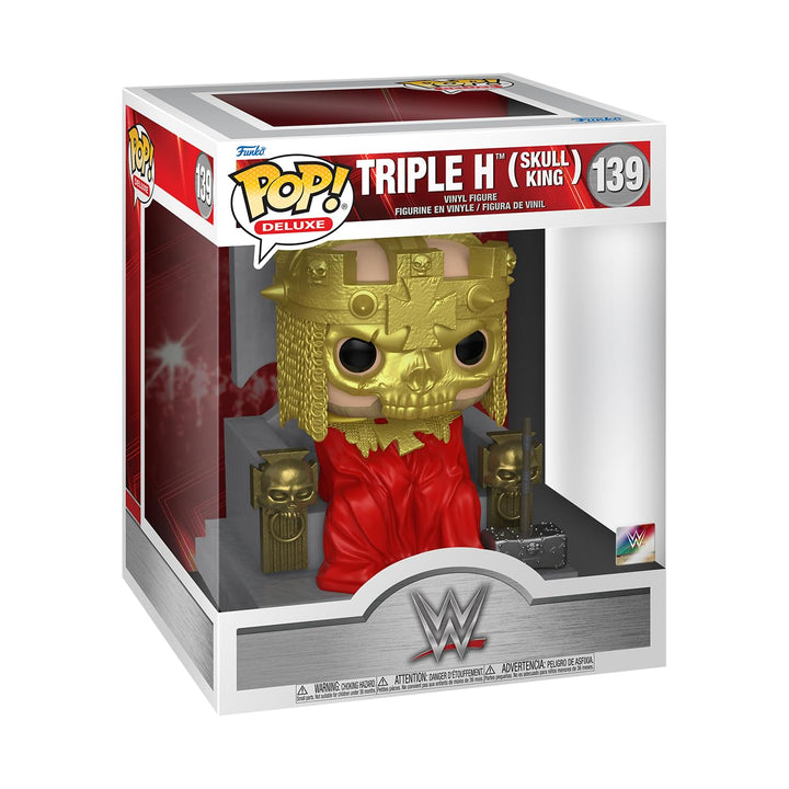 Funko Pop! Super: Triple H - (Skull King) - WWE - Vinyl-Sammelfigur - Geschenkidee - Offizielle Hand