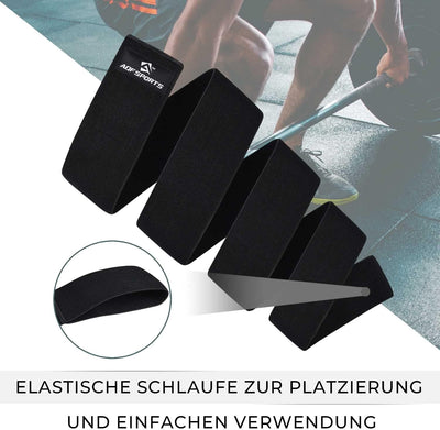 AQF Kniebandage, Kraftraining Kniebandage Männer Damen - IPL USPA Genehmigt Fitness Knieschützer, El