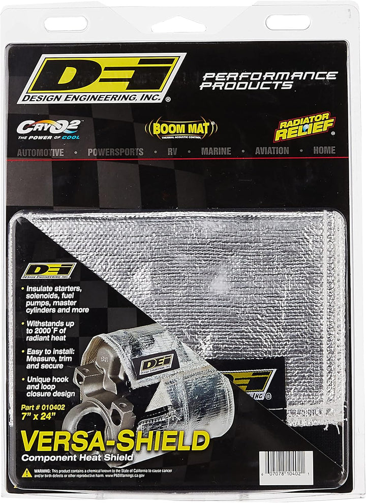 Dei 010402 versa-shield Starter Hitzeschild Wrap, 17,8 cm X 1 ", Versa-Shield