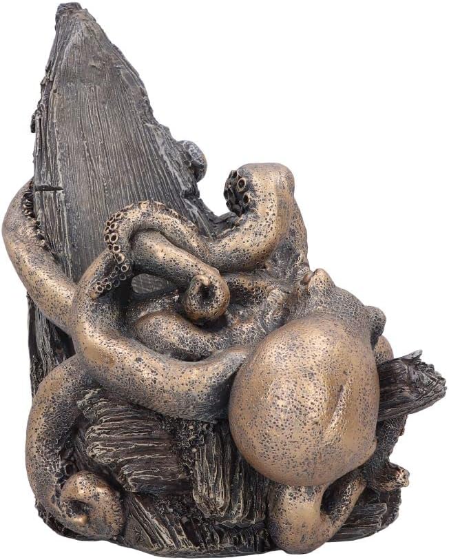 Nemesis Now Release The Kraken Weinflaschenhalter, Bronze, 25,8 cm