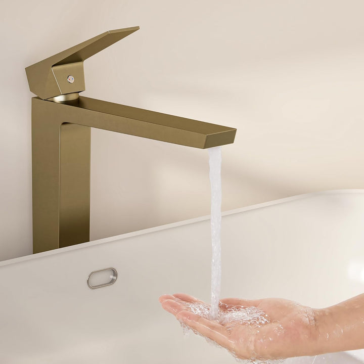 Wasserhahn Bad Einhandmischer, Anti-Spritz Waschtischarmatur Armatur, Badezimmer Sanfte Wasserstrahl