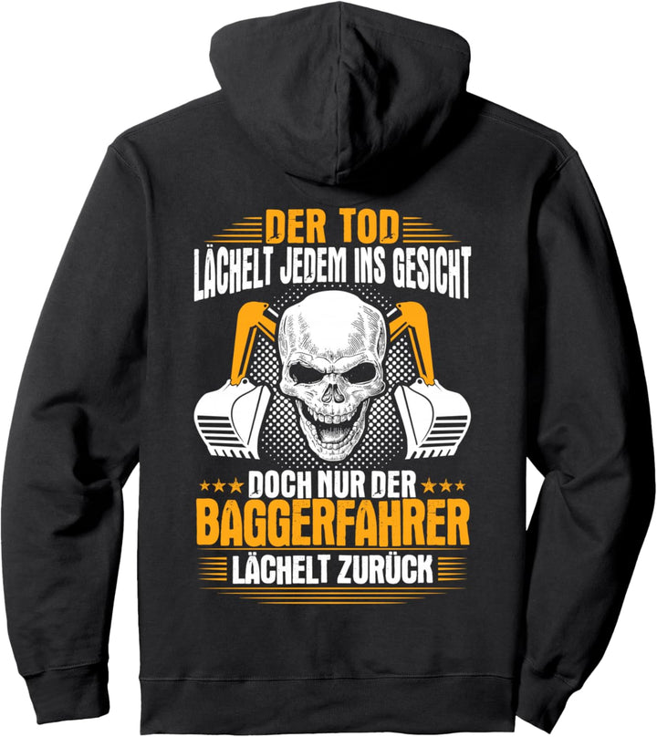 Baggerführer Lächeln Bagger Baggerfahrer Pullover Hoodie