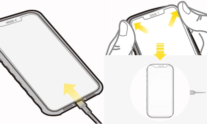 Topeak iPhone-Halterung+Case RideCase für iPhone 12 Pro Max, Black/Gray, mit Halter aus Aluminium un
