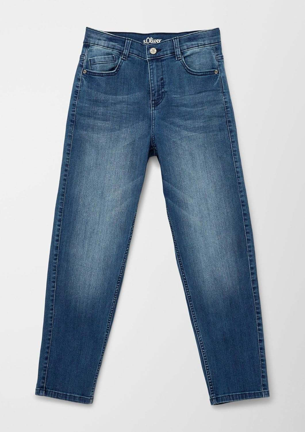 s.Oliver Jeans Dad/Relaxed Fit/Mid Rise/Tapered Leg 152 Slim Blau 57z6, 152 Slim Blau 57z6