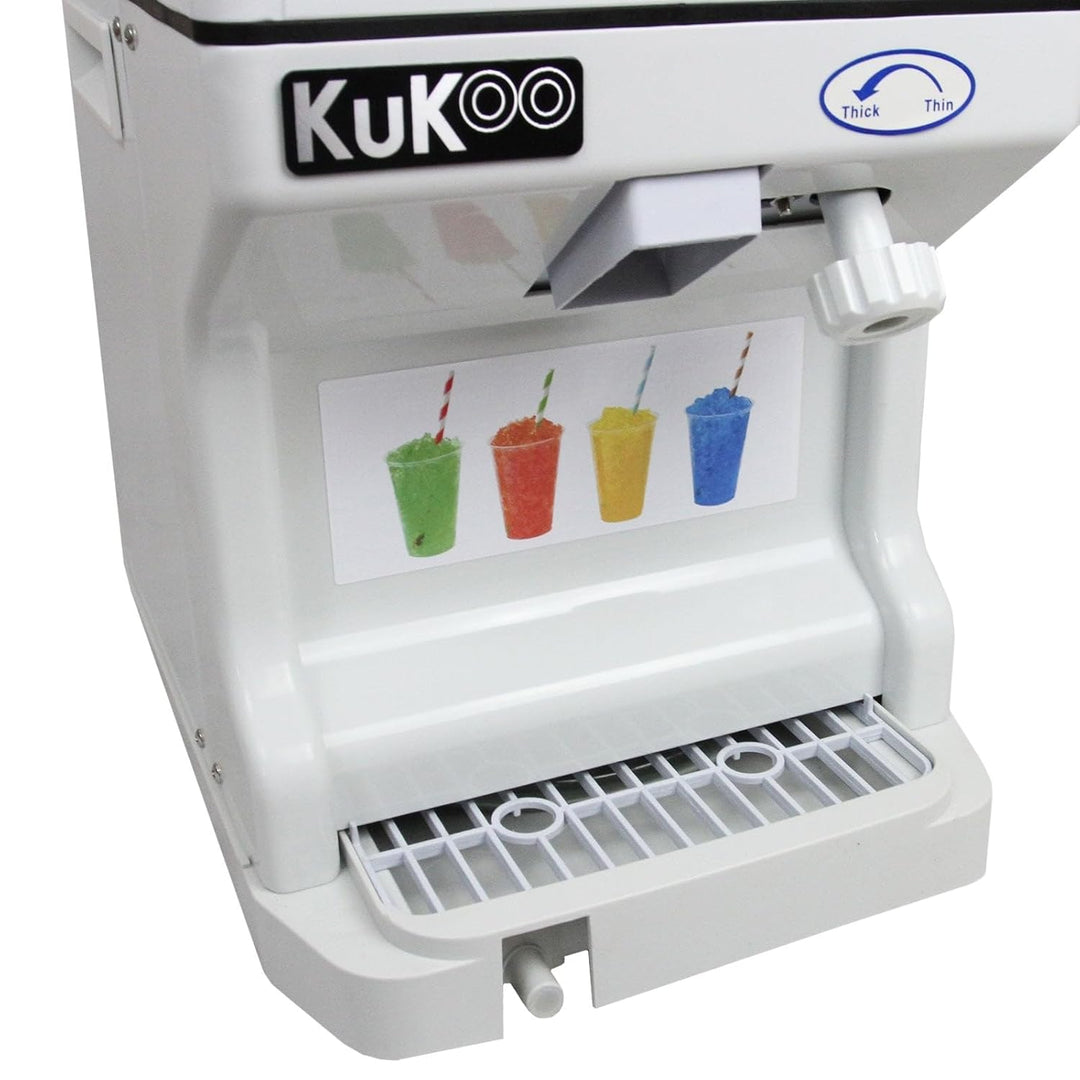 KuKoo Gastro Ice Shaver Eismaschine Slusheis Wassereis Eisschnee Schneeeis Shaved Iced Eisbearbeitun