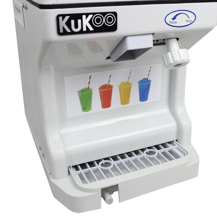 KuKoo Gastro Ice Shaver Eismaschine Slusheis Wassereis Eisschnee Schneeeis Shaved Iced Eisbearbeitun