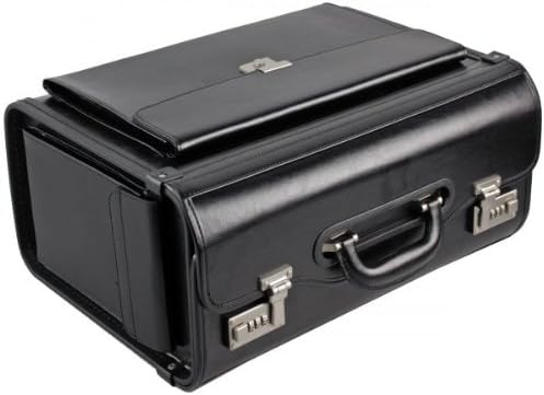 Pilotenkoffer Leder 45 cm