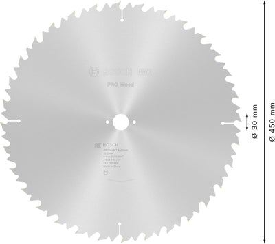 Bosch Accessories Bosch Professional 1x Kreissägeblatt Construct Wood (für Holz, Sägeblatt Ø 450 x 3