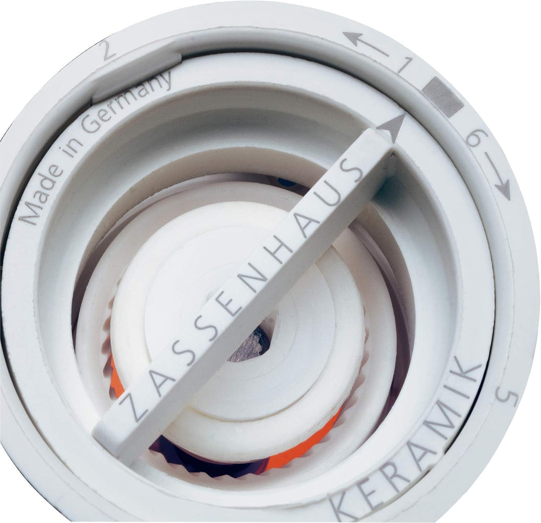 Zassenhaus Salzmühle Frankfurt 18 cm, Bambus mit stufenlos verstellbarem Hochleistungs-Keramikmahlwe
