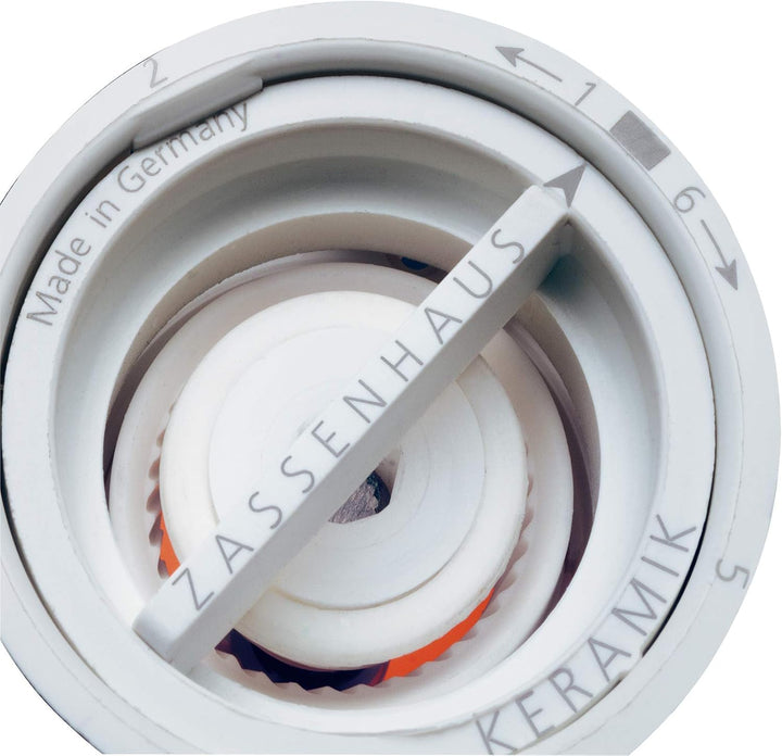 Zassenhaus Salzmühle Frankfurt 18 cm, Bambus mit stufenlos verstellbarem Hochleistungs-Keramikmahlwe