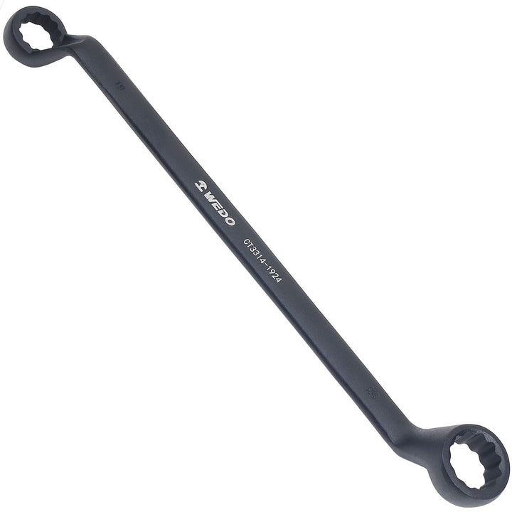 WEDO Doppel-Ringschlüssel,gekröpft Ringschraubenschlüssel,Metrisch,SW 36x41mm,Länge 470mm,Doppelring