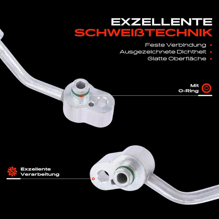 Frankberg Klimaleitung Klimaschlauch Druckleitung Kompatibel mit P.a.s.s.a.t 362 1.4L-2.0L 2010-2014