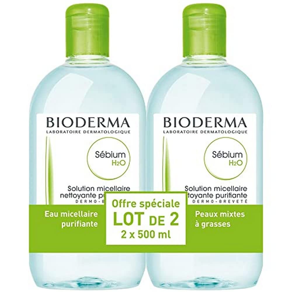 Bioderma Sebium H2O Micelle Solution 2 x 500ml