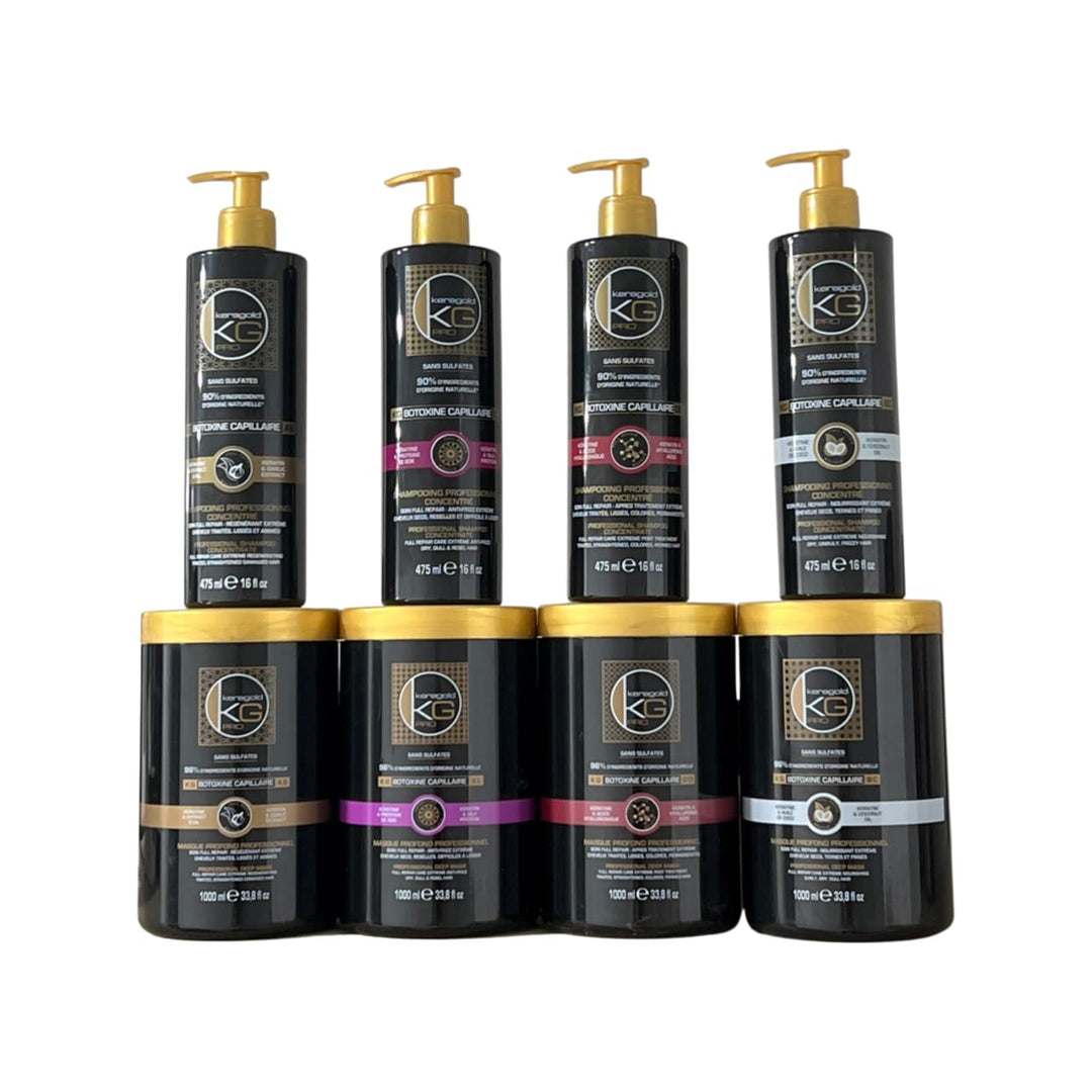 Keragold Pro – Kapillarbotoxin – ohne Sulfate – 96% natürliche Inhaltsstoffe – 1000 ml (AB Keratin &
