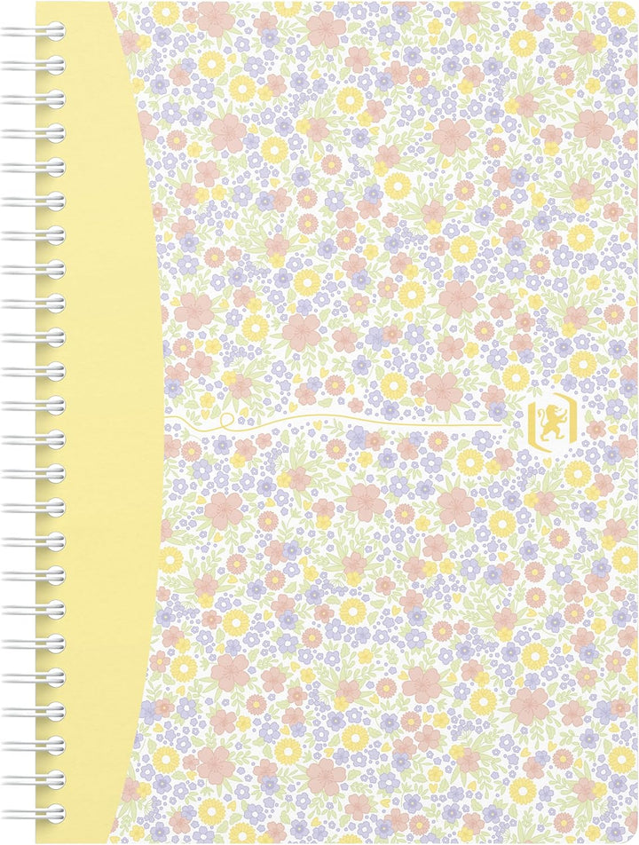 Oxford Hardcover Spiralbuch, 5er Pack, DIN A5, liniert, 3 Designs sortiert, liniert