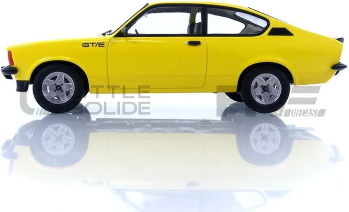 Norev 183655 - Opel Kadett GT/E - 1977 - gelb (ATS Felgen). L.E. 1:18