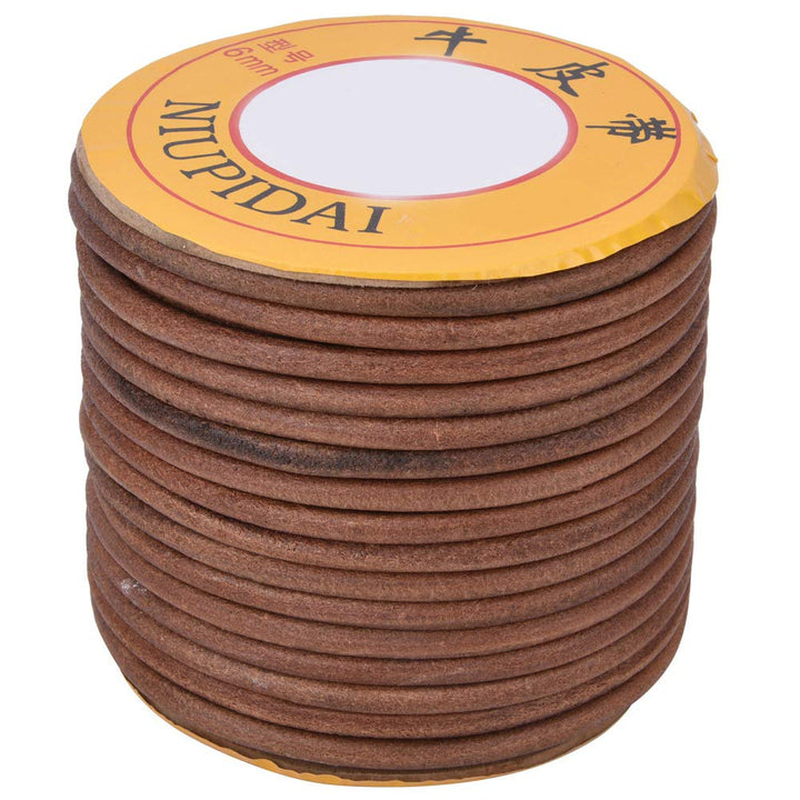 Nähmaschinen Gürtel 20m Ø 6mm Runde Nähmaschine Riemen mit Eimer, Universelle Rindsleder Lederschnur