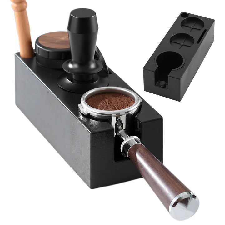 Tamperstation Barista: ABS Kunststoff, Espresso Station, Modernes Design, Kaffee Zubehör, Tamping St