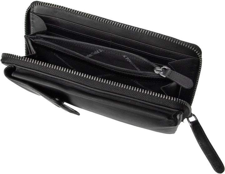 The Chesterfield Brand Malaga - Handytasche/Geldbörse 12cc 19 cm Black