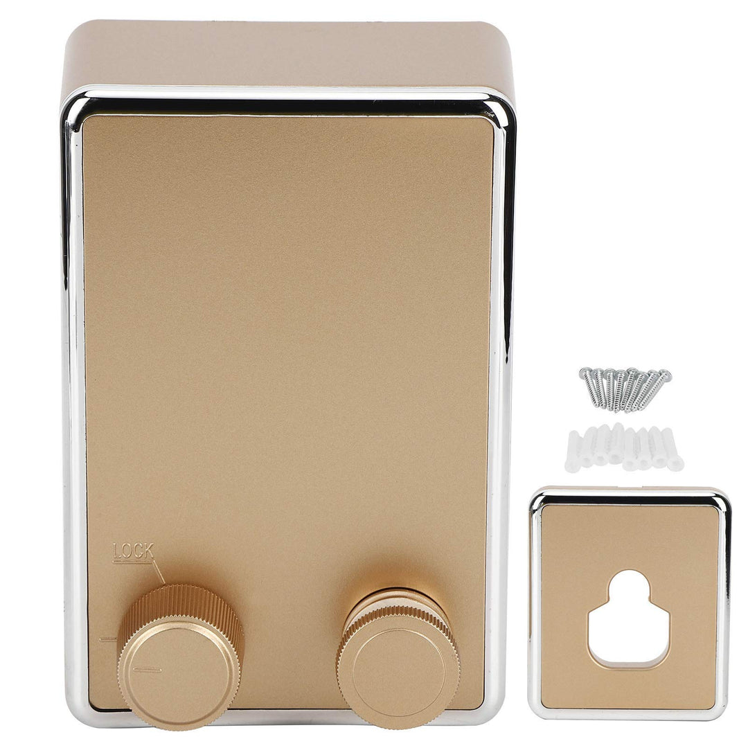 Einziehbare Wäscheleine An der Wand montierte Wäscheleine aus rostfreiem Stahl Wäscheleine(Gold), Go