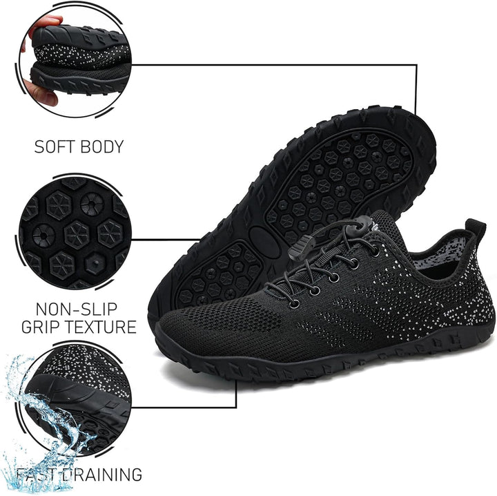 Badeschuhe Herren Damen Barfussschuhe Wasserschuhe Schwimmschuhe Strandschuhe für Surfen,Tauchen,Boo