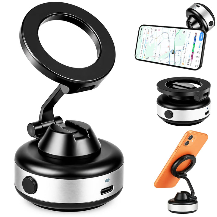 Handy Halterung Elektrisch, Handy Halterung Auto, Selbstansaugende Handyhalterung Auto Magnet Mit Va