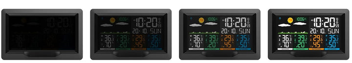 BERDSEN Wetterstation mit Display BD-904 Aussen- und Innentemperaturmessung Snooze-Alarmfunktionen B