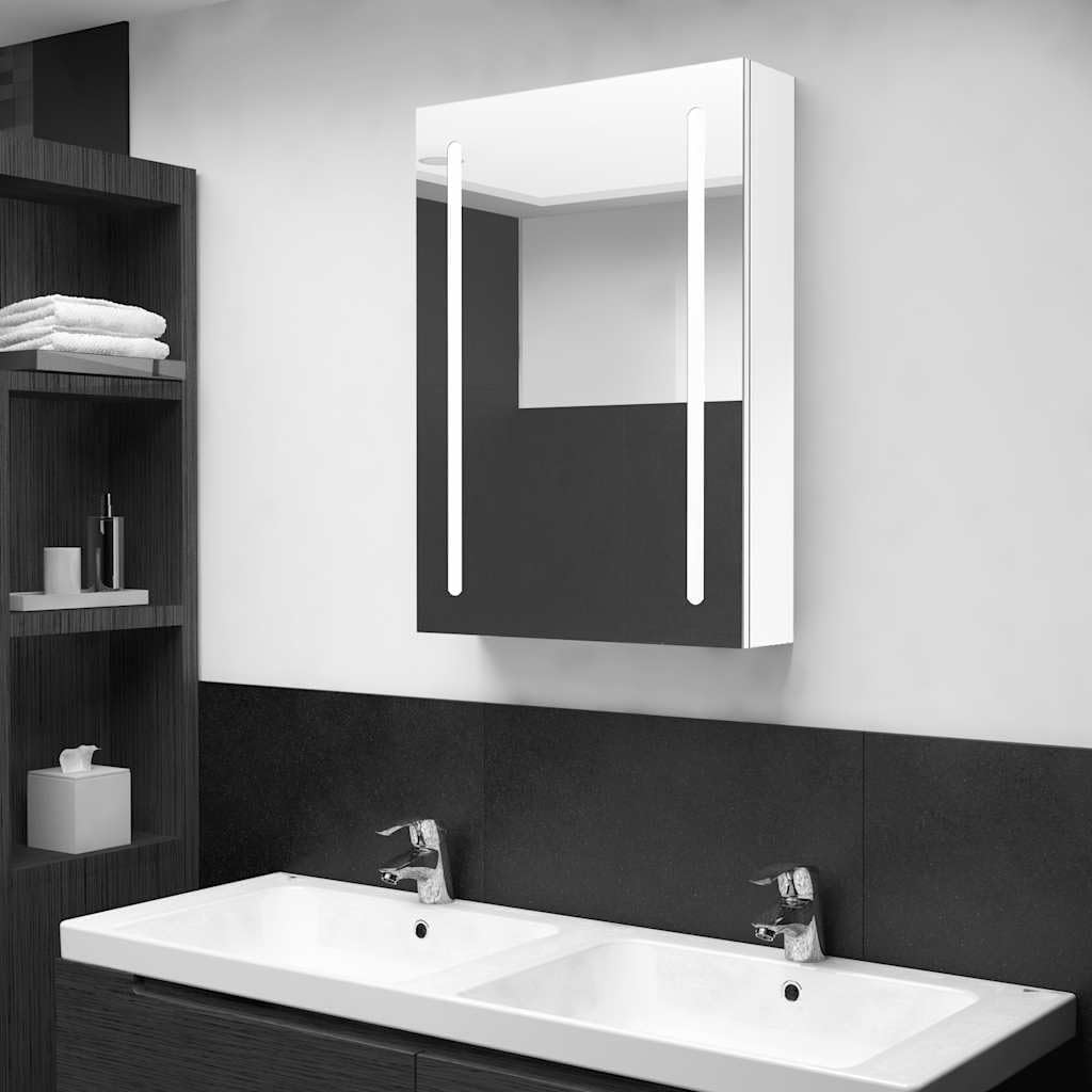 vidaXL LED Bad Spiegelschrank Badezimmerspiegel Badspiegel Spiegel Badschrank Badezimmerschrank Häng