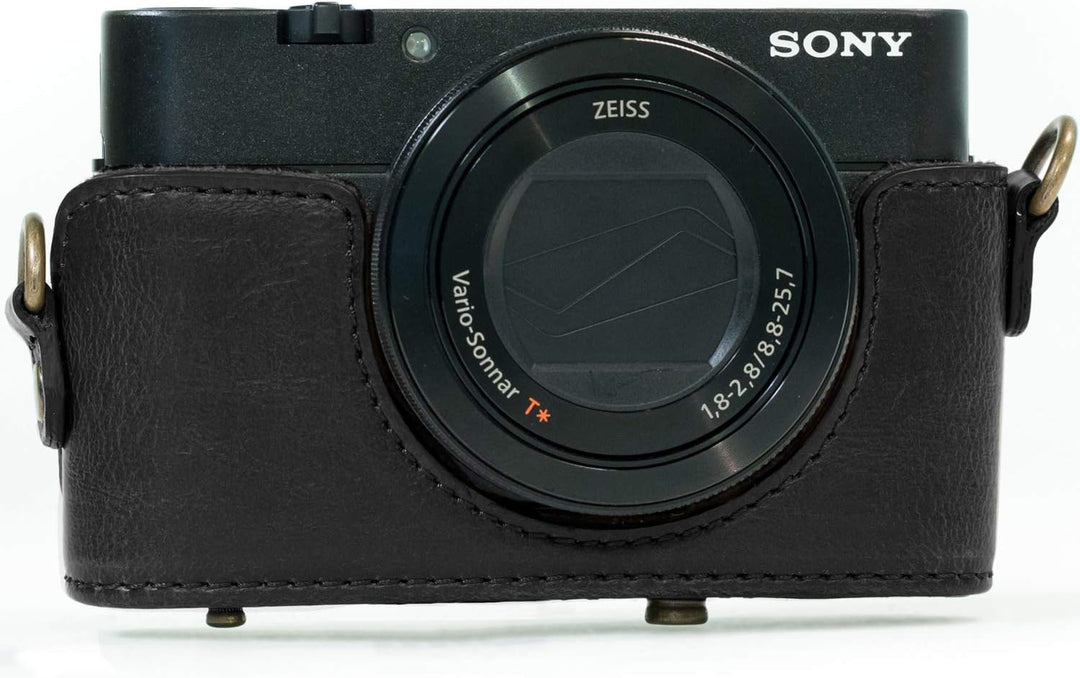 MegaGear MG588 Sony Cyber-shot DSC-RX100 VI, DSC-RX100 V, DSC-RX100 IV Ever Ready Leder Kameratasche