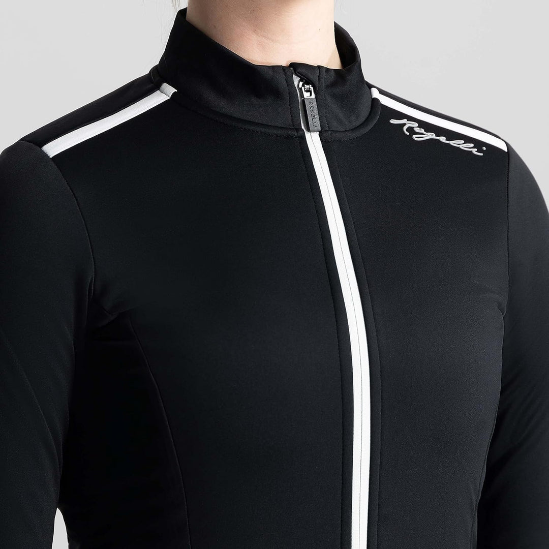 Rogelli Pesara Fahrradjacke Damen - Atmungsaktiv, Wasserabweisend und Winddicht - Radjacke - Schwarz