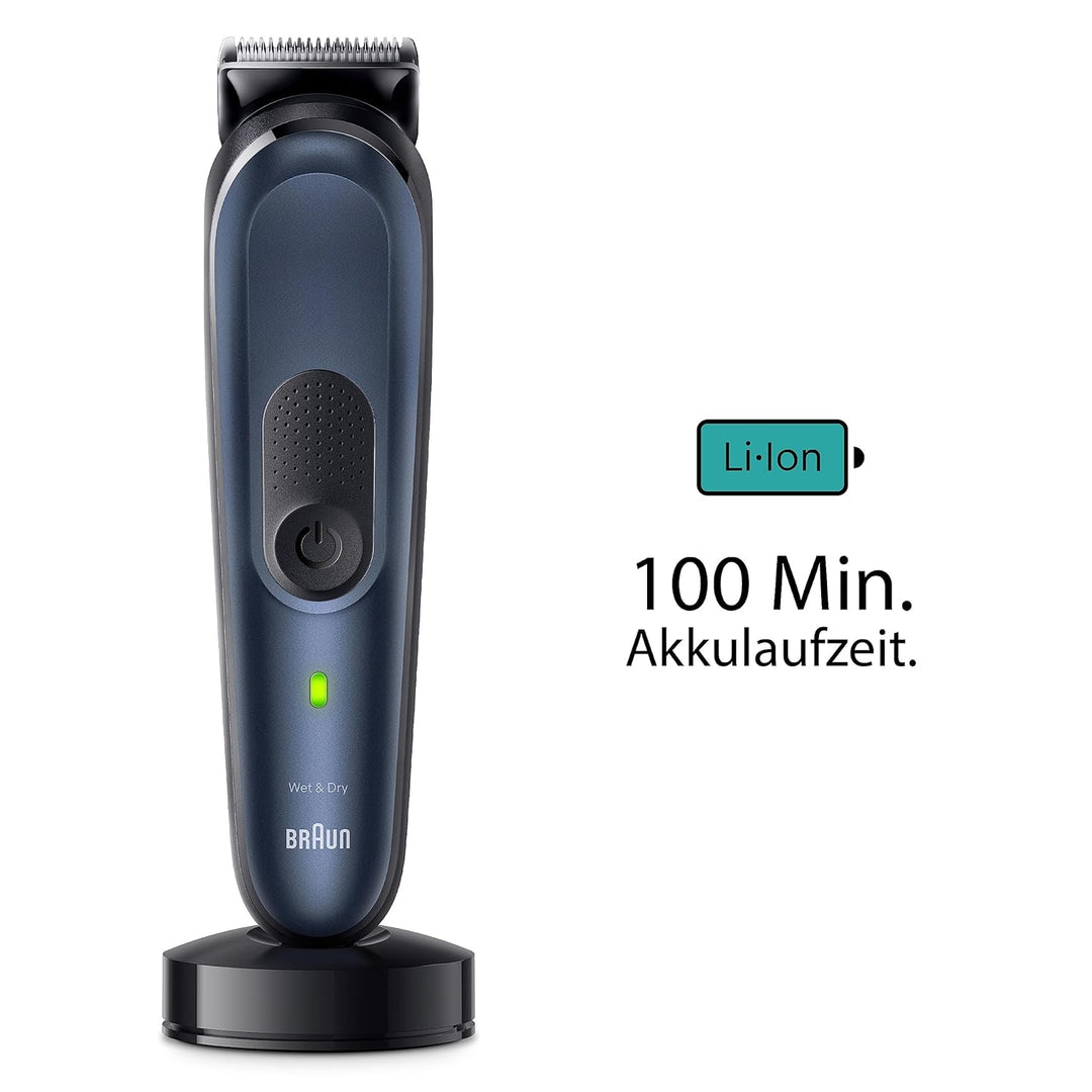 Braun All-In-One Bartpflege Bodygroomer Set, 10-in-1 Barttrimmer, Trimmer/Haarschneider Herren, Haar