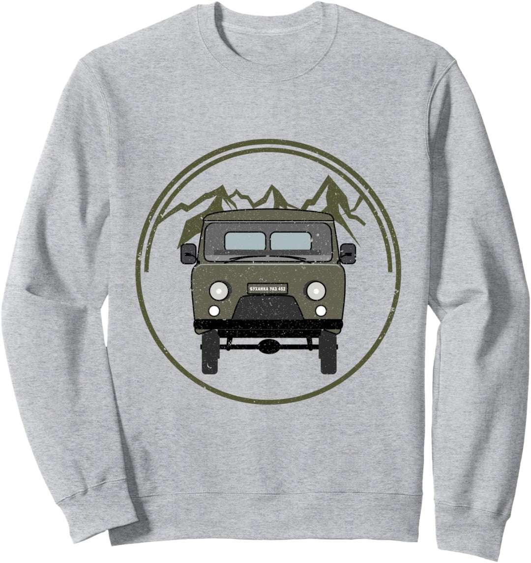 Buchanka UAZ 452 Offroad 4x4 Geländewagen Minivan Camping Sweatshirt