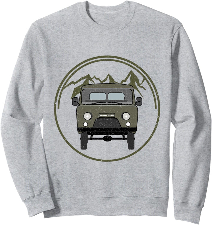 Buchanka UAZ 452 Offroad 4x4 Geländewagen Minivan Camping Sweatshirt