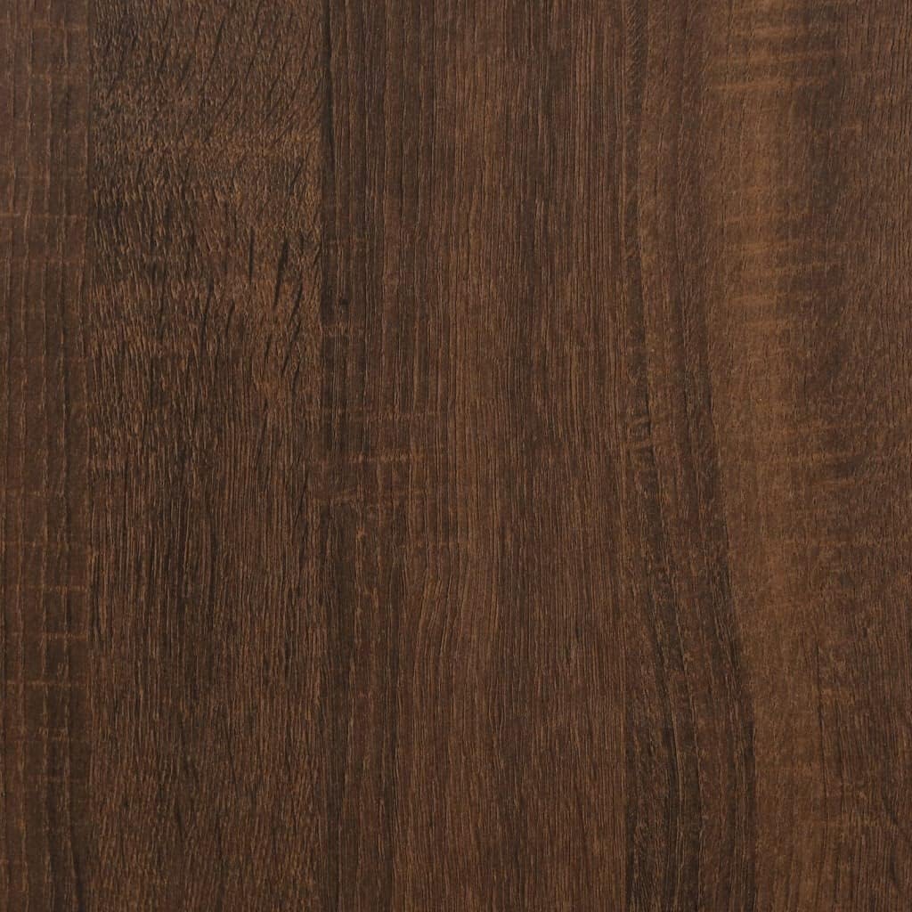 FIRBNUS Beistelltisch Braun Eichen-Optik Mini Beistelltisch Beistelltisch Sofa Beistelltisch Couch B